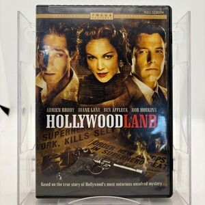 Hollywoodland DVD 2007 Full Screen Adrien Brody Ben Affleck Diane Lane Mystery